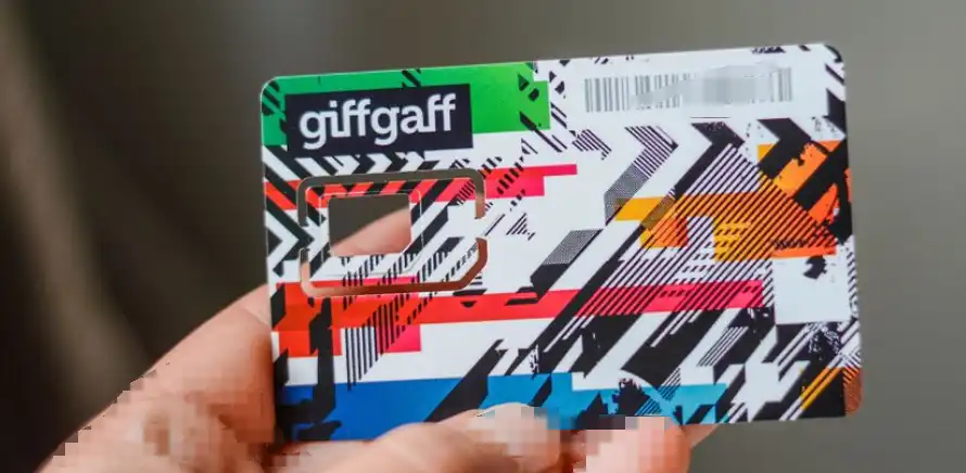 可国内使用注册海外各大平台的英国GiffGaff实体卡，1年保号4块钱